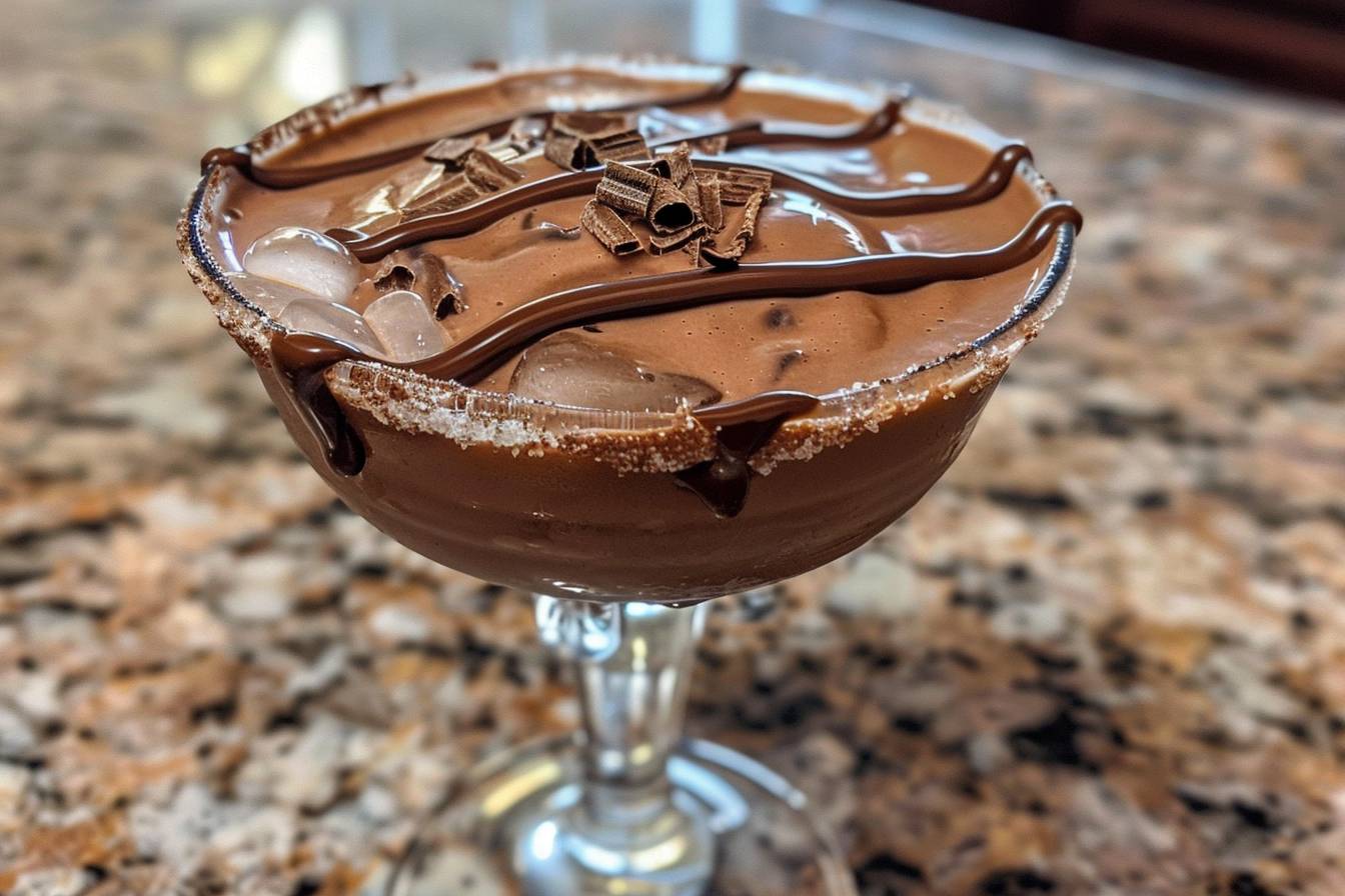 Frozen Chocolate Margarita Cocktail