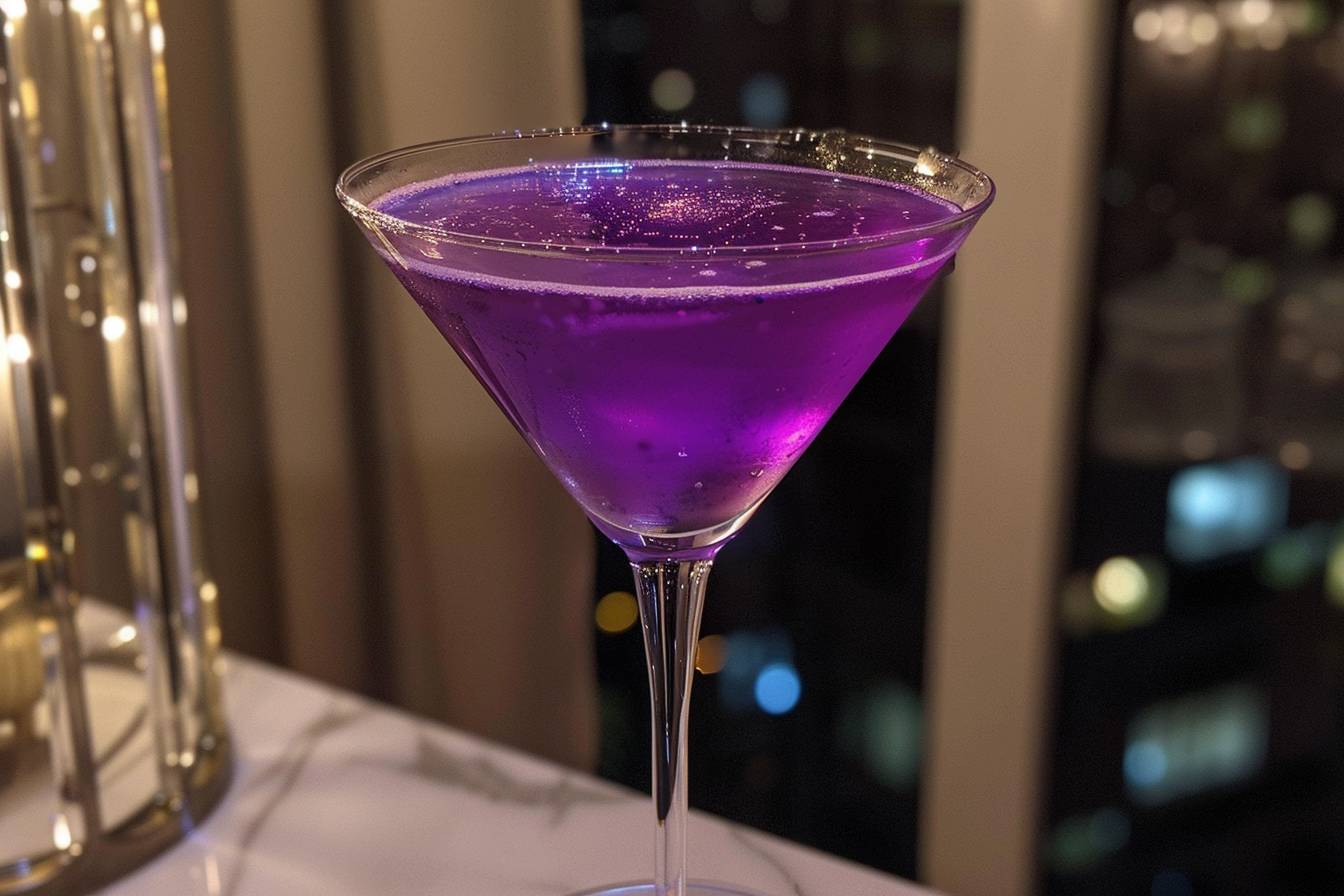 Purple Dragon Martini