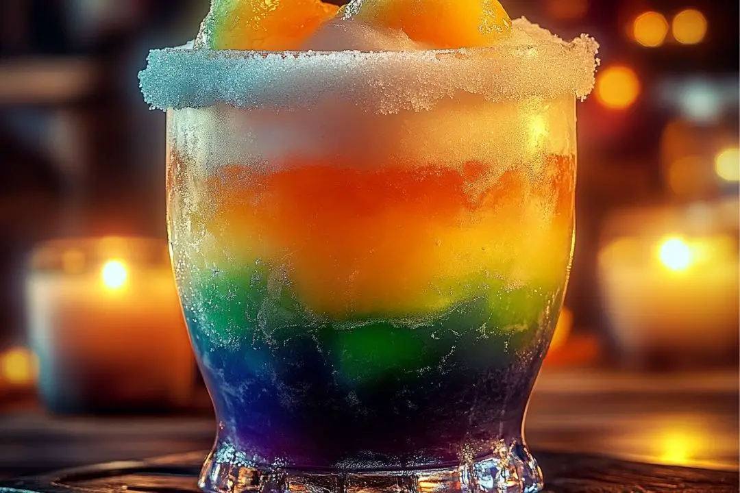 This spooky and colorful Witches Brew Punch is a fun and easy-to-make drink, perfect for Halloween parties or any festive occasion. Both kids and adults will love the sweetness and the rainbow sherbet foam on top!