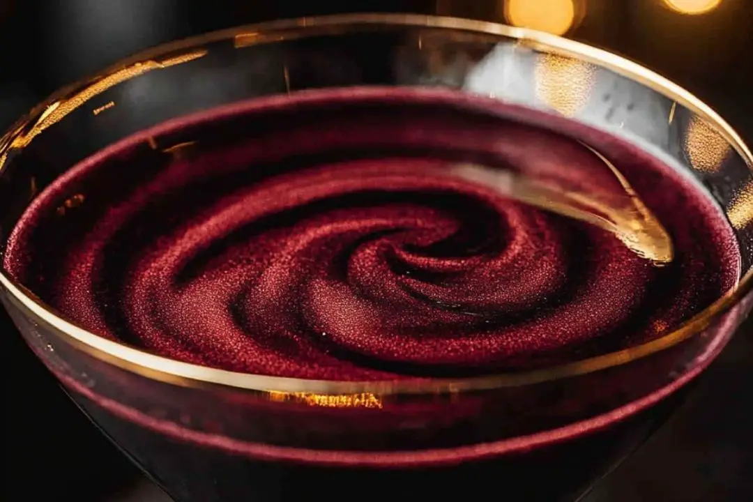 The Black Magic Martini is a dark and enchanting cocktail, perfect for Halloween or any mysterious occasion. Made with black vodka and raspberry liqueur, this sleek and sophisticated drink is as magical as it looks, especially when you add the red and gold luster dust for a shimmery effect.