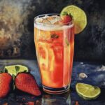 The StrawBEERita is a refreshing and fruity twist on a classic margarita, blending the tartness of lime, the sweetness of fresh strawberries, and the crispness of beer. It's the perfect cocktail for a sunny day, backyard BBQ, or any fun gathering. With vibrant flavors and a unique presentation, this drink is sure to impress!