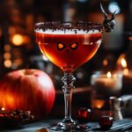 This spooky Poison Apple Martini is a deliciously eerie cocktail made with apple flavors and a hint of pomegranate. It's the perfect drink to serve at a Halloween party or a themed get-together. The striking red color and sweet-tart taste will have everyone enchanted!