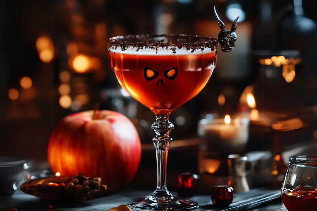 This spooky Poison Apple Martini is a deliciously eerie cocktail made with apple flavors and a hint of pomegranate. It's the perfect drink to serve at a Halloween party or a themed get-together. The striking red color and sweet-tart taste will have everyone enchanted!