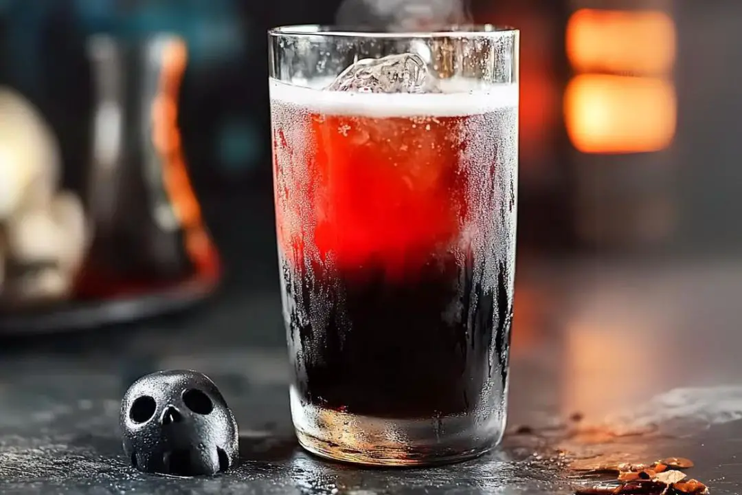 The Black Widow Cocktail is a dark and mysterious drink, perfect for Halloween or any spooky gathering. With a blend of rich blackberry flavors and the boldness of vodka, this cocktail has a deliciously sweet and tart taste. The deep purple hue makes it a stunning drink to serve at any eerie event. Garnish it with blackberries or a licorice spider for that extra Halloween touch!