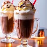 The Dirty Snowman is a rich and indulgent winter cocktail, perfect for cold nights by the fire. This boozy hot chocolate is a grown-up treat with layers of velvety chocolate, creamy ice cream, and a splash of liquor for a cozy dessert-like experience.