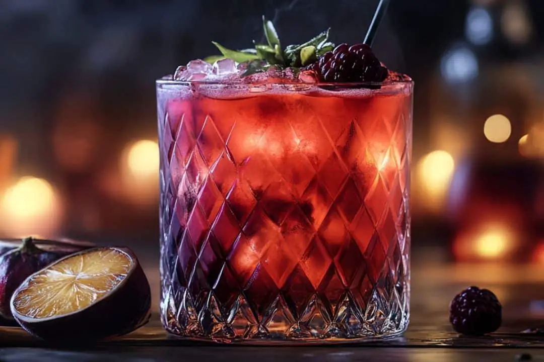 The Witching Hour Smash is a bewitching cocktail that blends the flavors of bourbon, blackberries, and aromatic herbs for a delightful and spirited drink. Perfect for autumn evenings or Halloween gatherings, this cocktail combines complexity with a touch of seasonal charm.