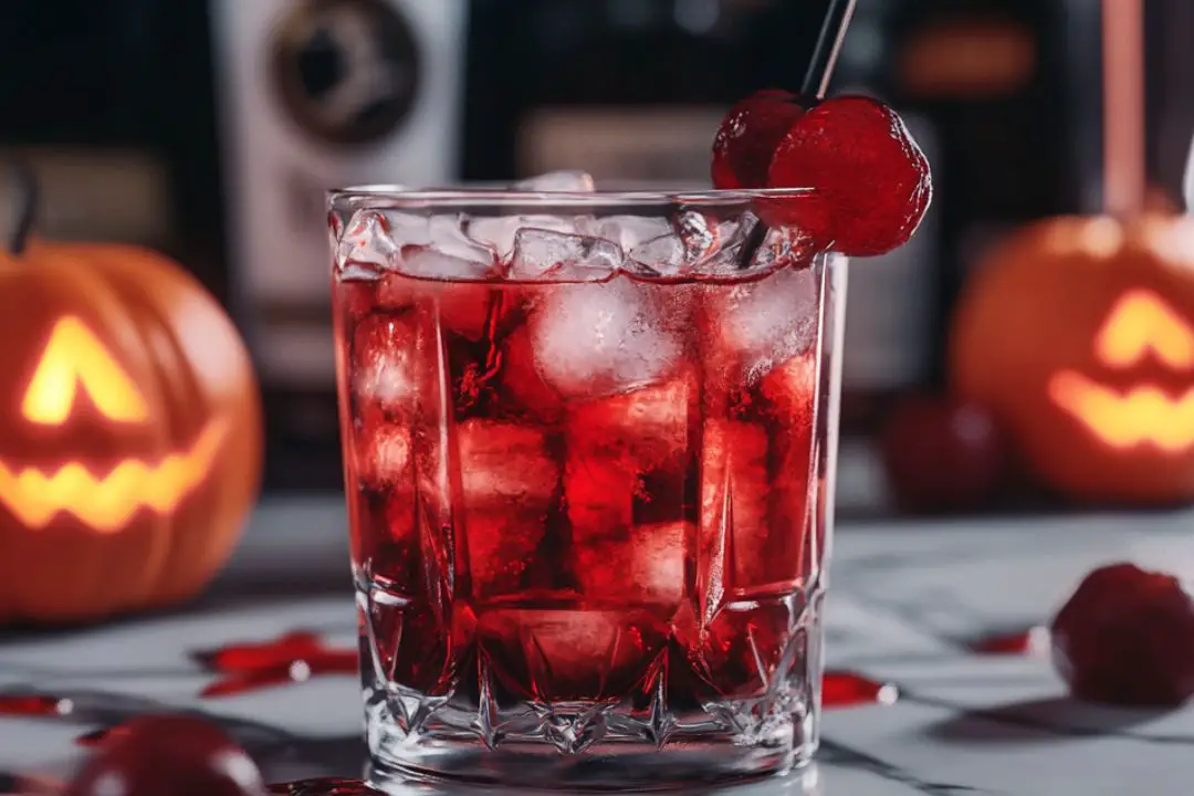 The Devil’s Smash is a bold and slightly spicy cocktail that combines the richness of bourbon with the tartness of blackberries and a subtle hint of spice. This deep red drink has an intense look and taste, perfect for fall gatherings or Halloween parties. The balance of fresh fruit and peppery notes make it a memorable cocktail with a devilishly delightful flavor.