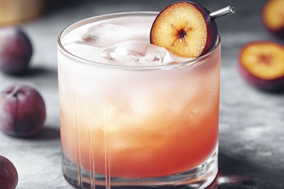 Plum Bourbon Sour