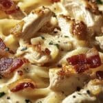 Creamy Chicken Bacon Ranch Pasta