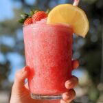 A refreshing and tangy treat, Frozen Strawberry Lemonade is the perfect combination of sweet strawberries and zesty lemon, all blended into a cool, icy beverage. Ideal for hot days, barbecues, or summer gatherings, this drink is as delicious as it is fun to make!