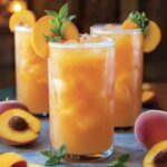 A refreshing, fruity twist on traditional lemonade, Peach Lemonade combines the tartness of lemons with the sweet, juicy flavor of peaches. Perfect for summer parties, picnics, or just a relaxing day, this drink is both thirst-quenching and flavorful.