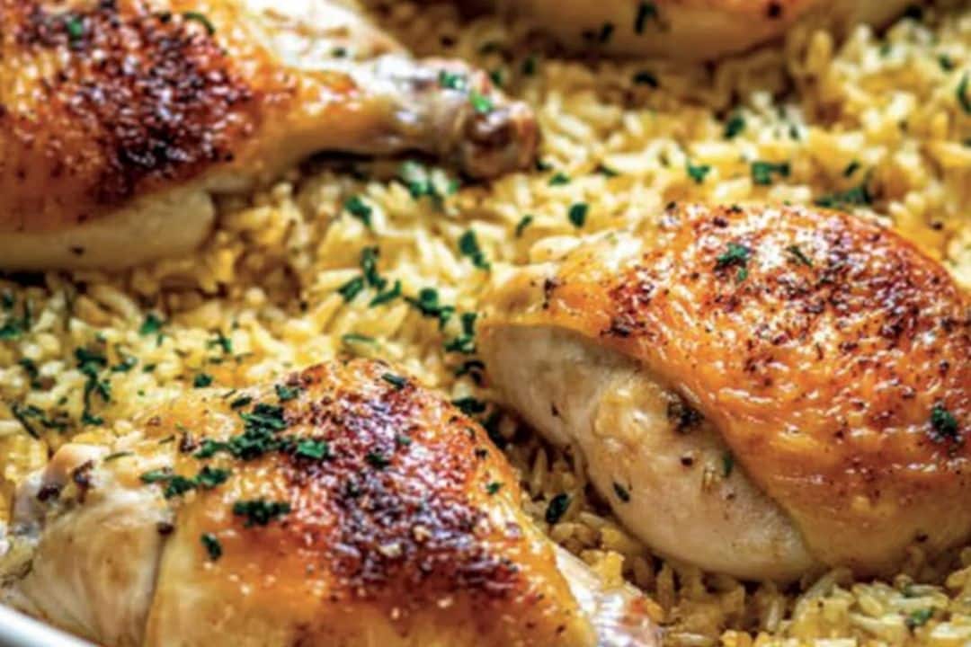 Oven Baked Chicken and Rice