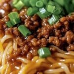 Mongolian Ground Beef Noodles