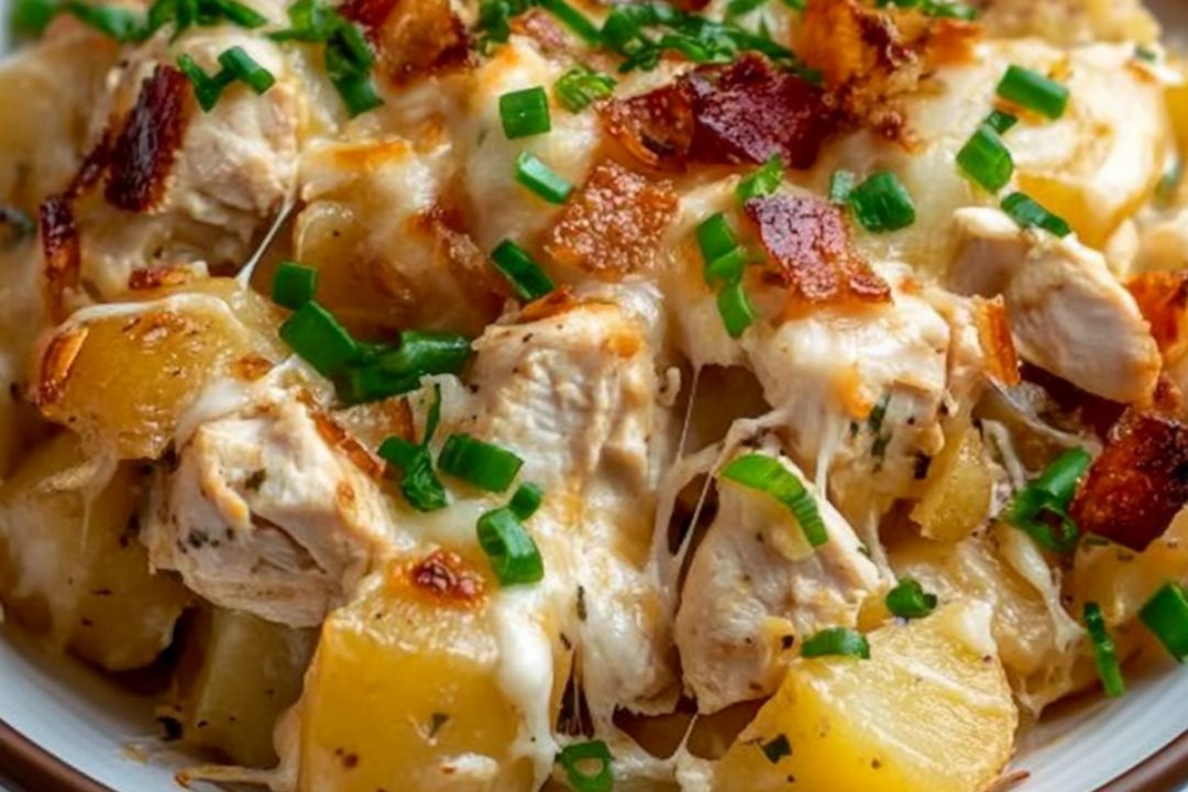 Loaded Potato Ranch Chicken Casserole