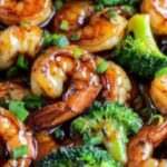 Honey Garlic Butter Shrimp and Broccoli