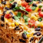 Easy Chicken Burrito Casserole