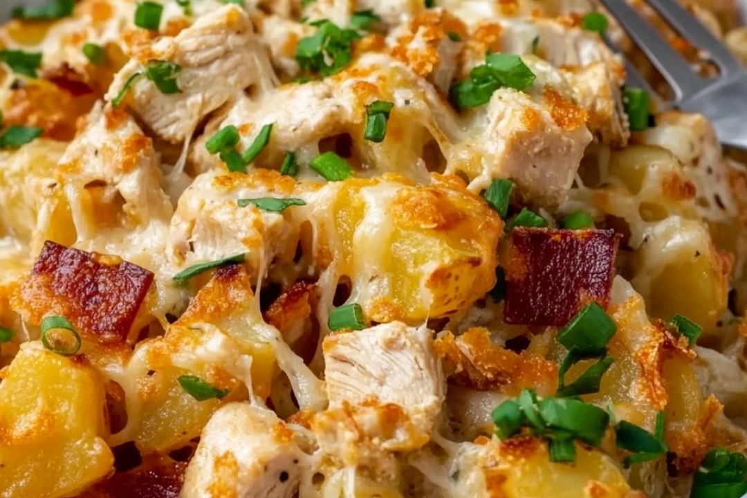 Loaded Potato Ranch Chicken Casserole