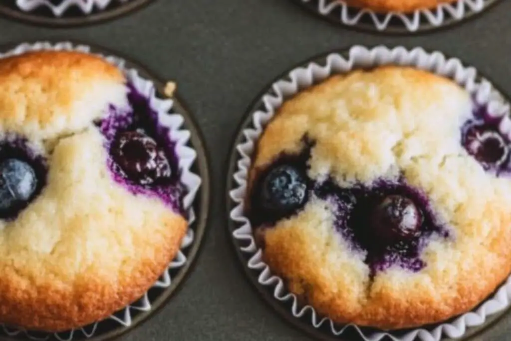 Blueberry Cottage Cheese Muffins