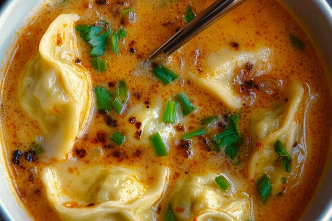 Coconut Curry Soup with Dumplings