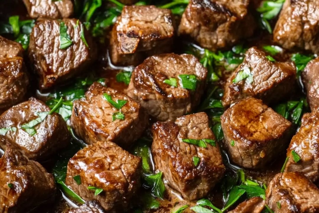 Steak Bites with Garlic Butter