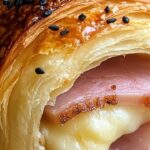 Baked Ham and Cheese Croissants