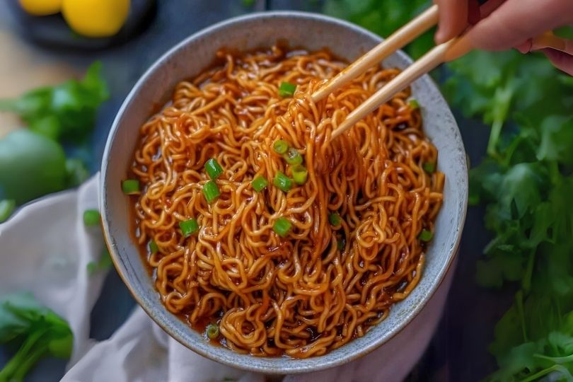 Easy Saucy Ramen Noodles