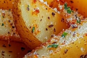 Baked Garlic Parmesan Potato Wedges