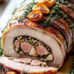 This Delicious Christmas Stuffed Pork Roast is a showstopper that’s perfect for the holiday season. A tender, succulent pork roast stuffed with a savory mixture of herbs, garlic, and breadcrumbs, all roasted to golden perfection. This dish is sure to impress your guests and become a holiday favorite for years to come.