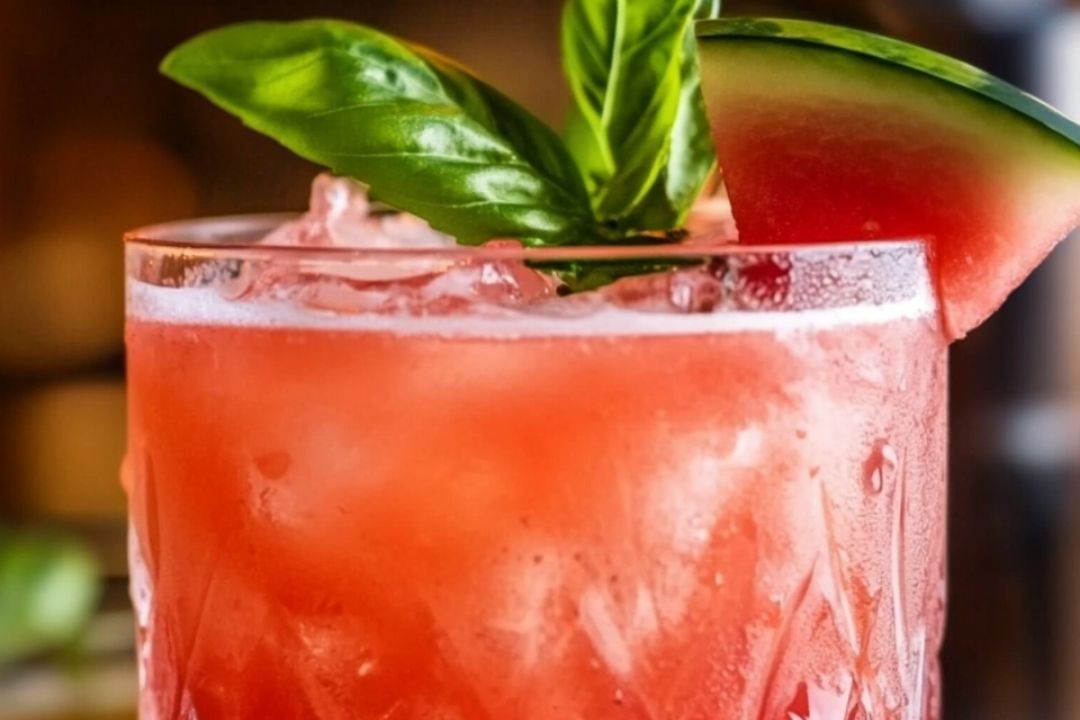 Watermelon Basil Margarita