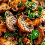 Easy Sautéed Mushrooms with Spinach