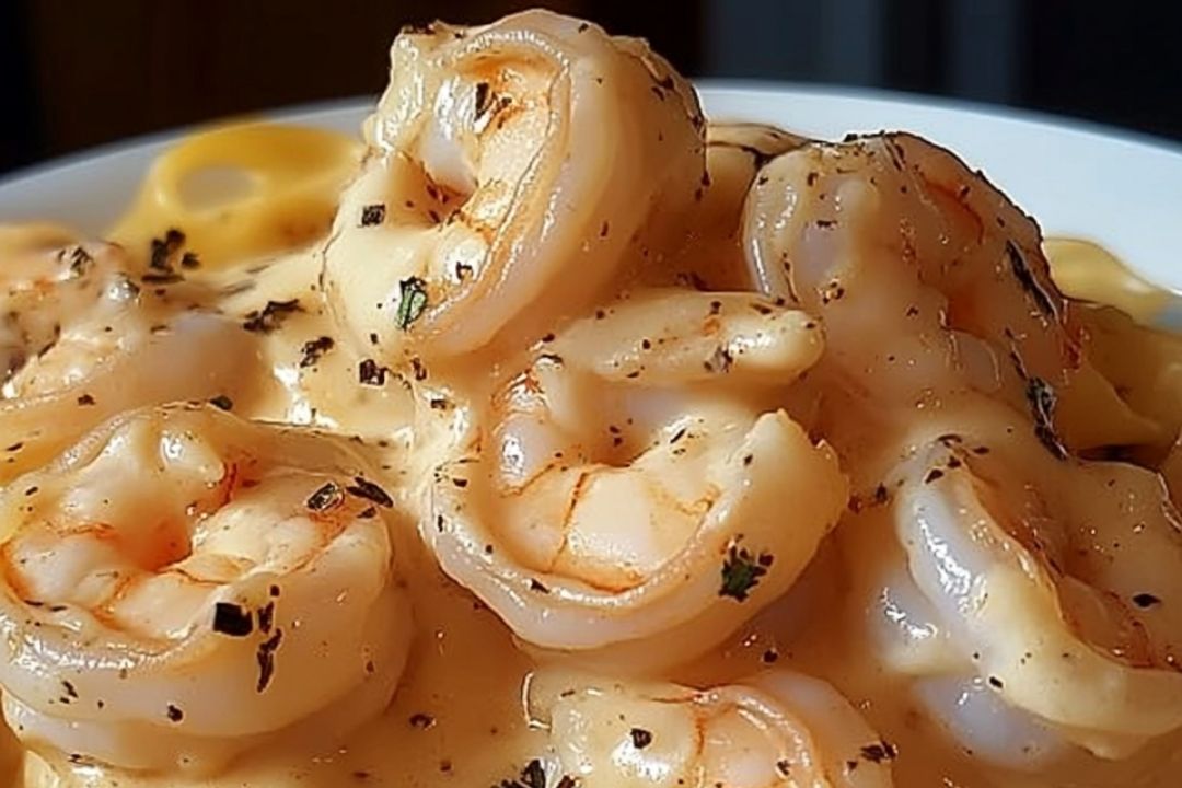 Creamy Shrimp Fettuccine Pasta With Homemade Alfredo Sauce