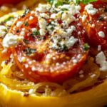 Flavor-Packed Baked Feta & Tomato Spaghetti Squash Meal