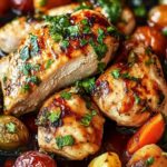 If you’re searching for a simple, flavorful, and healthy dinner option, look no further! This One Pan Balsamic Chicken and Veggies recipe is a lifesaver for busy nights when you want something hearty but don’t want to spend hours in the kitchen.