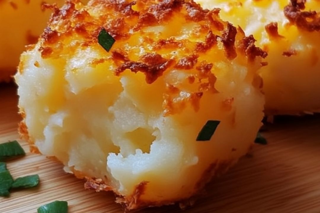 Festive Cheesy Mashed Potato Puffs