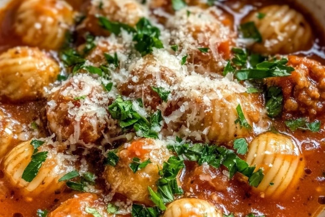 Crockpot Italian Meatball Soup