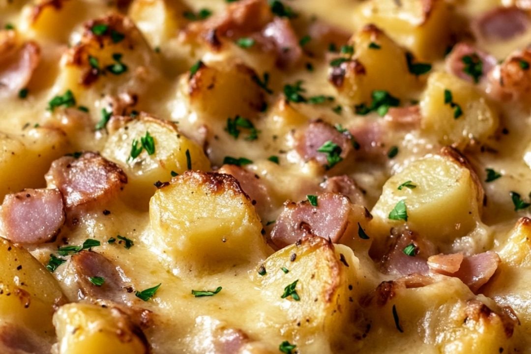 This ham and potato casserole is the ultimate comfort food, combining tender potatoes, savory ham, and a creamy, cheesy sauce. It’s a perfect dish for cozy family dinners, holiday leftovers, or even brunch gatherings. With minimal prep and ingredients, it’s a dish you’ll want to make over and over again.