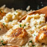 One-Pan Creamy Parmesan Chicken & Rice