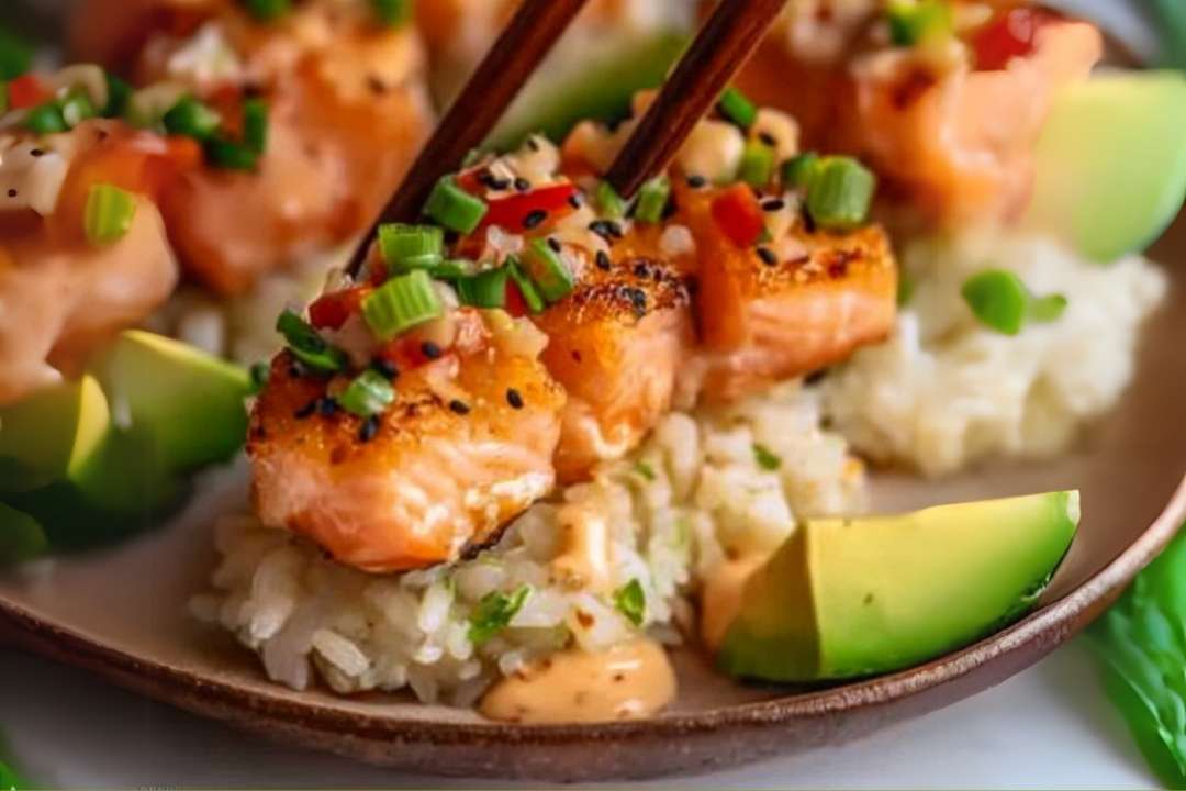 Salmon Crispy Rice