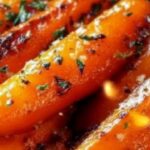 Honey Garlic Butter Roasted Carrots