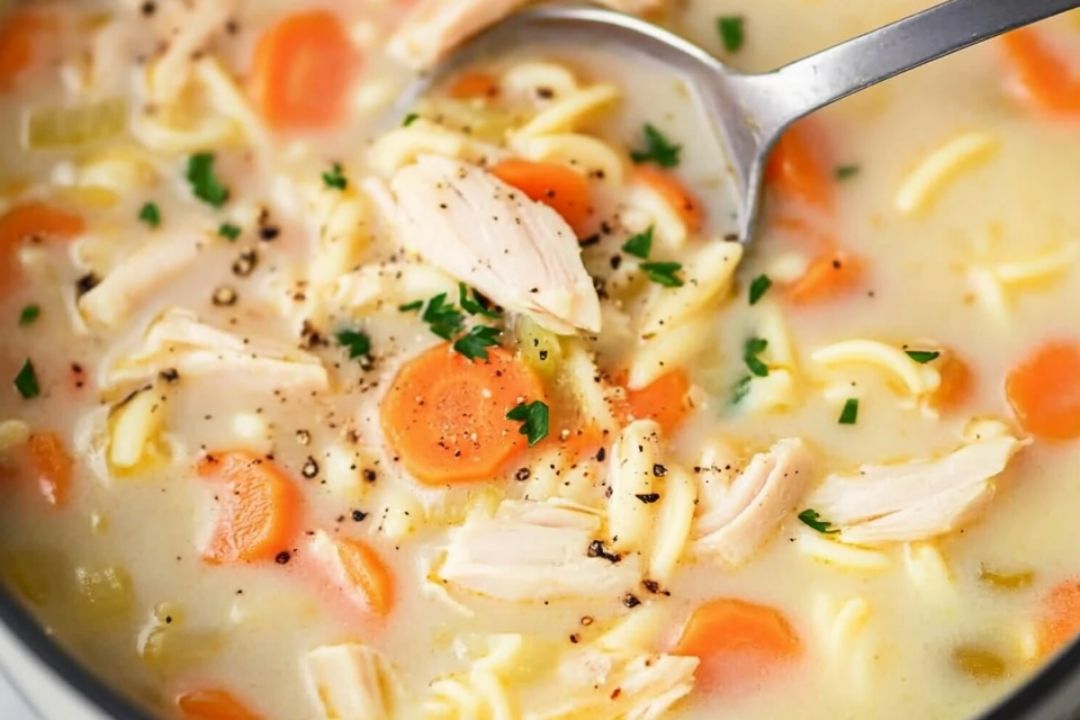 Creamy Turkey Noodle Soup