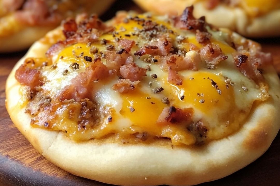 English Muffin Breakfast Pizza