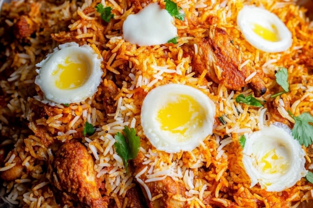 Chicken Tikka Biryani (Restaurant Style)