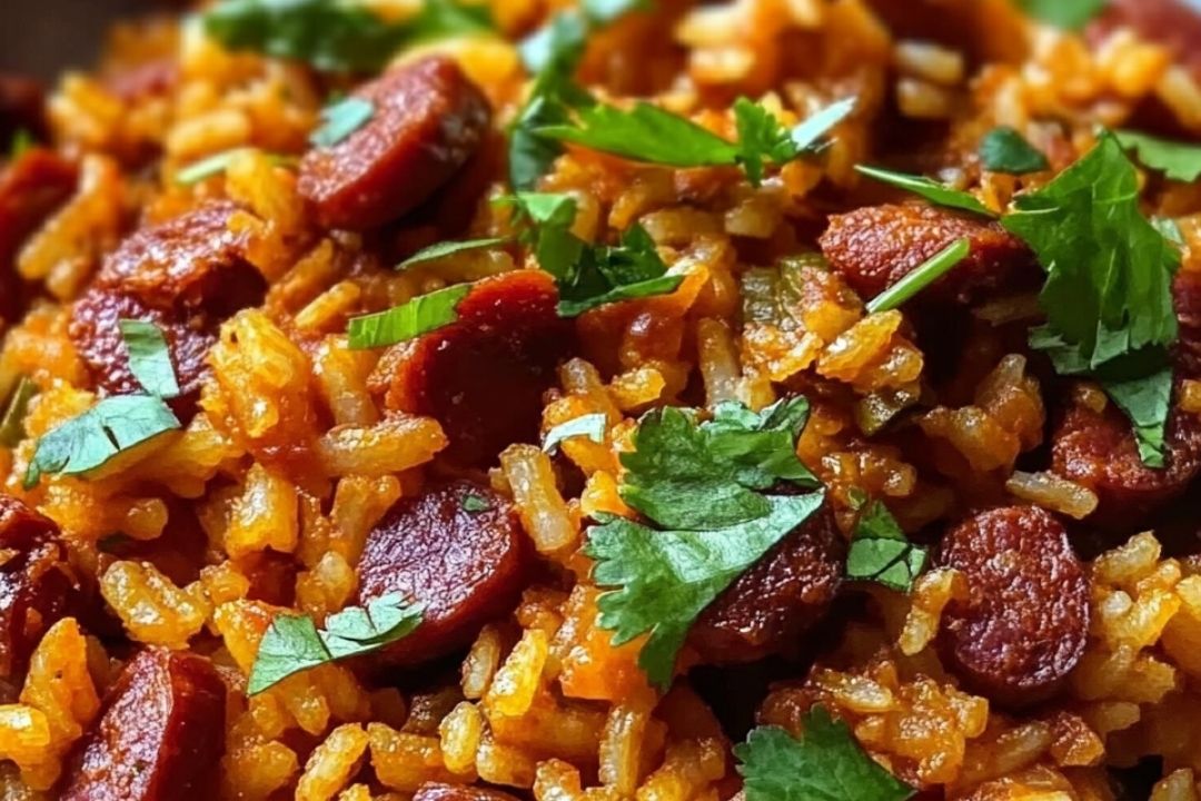 Mexican Rice with Chorizo and Bacon