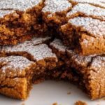 Gingerbread Crinkle Cookies