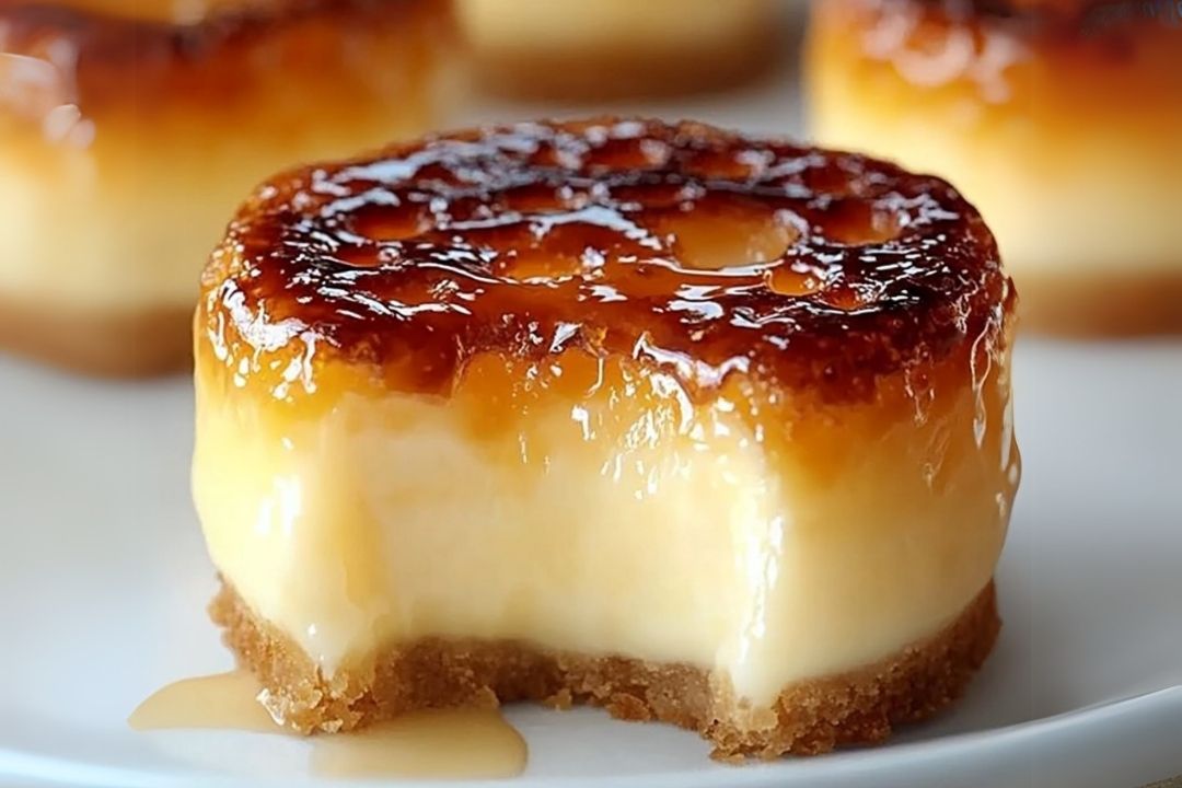 Mini Crème Brûlée Cheesecakes