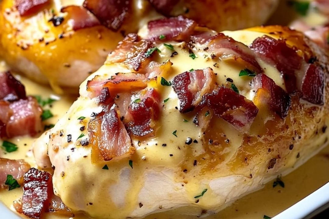 Creamy Chicken Delight with Bacon