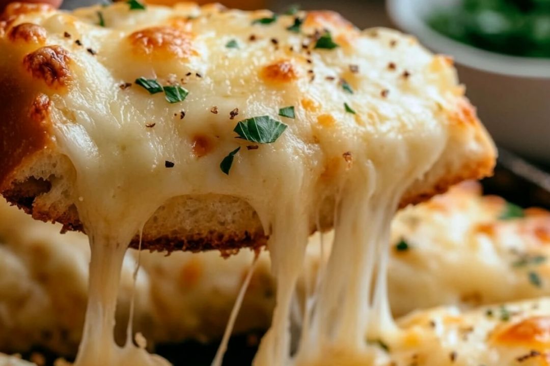 This Ultimate Cheesy Garlic Bread is the perfect side dish for any meal. With crispy, buttery garlic bread topped with a generous amount of melted cheese, it’s the ideal accompaniment to pasta, soups, or even as a snack on its own. The combination of garlic, cheese, and herbs makes it irresistible.