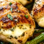 Easy Chicken Breast with Asparagus and Cheese