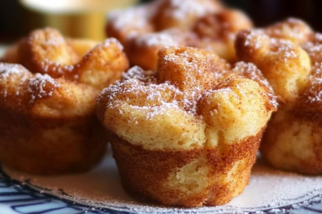 Cinnamon Sugar French Toast Muffins