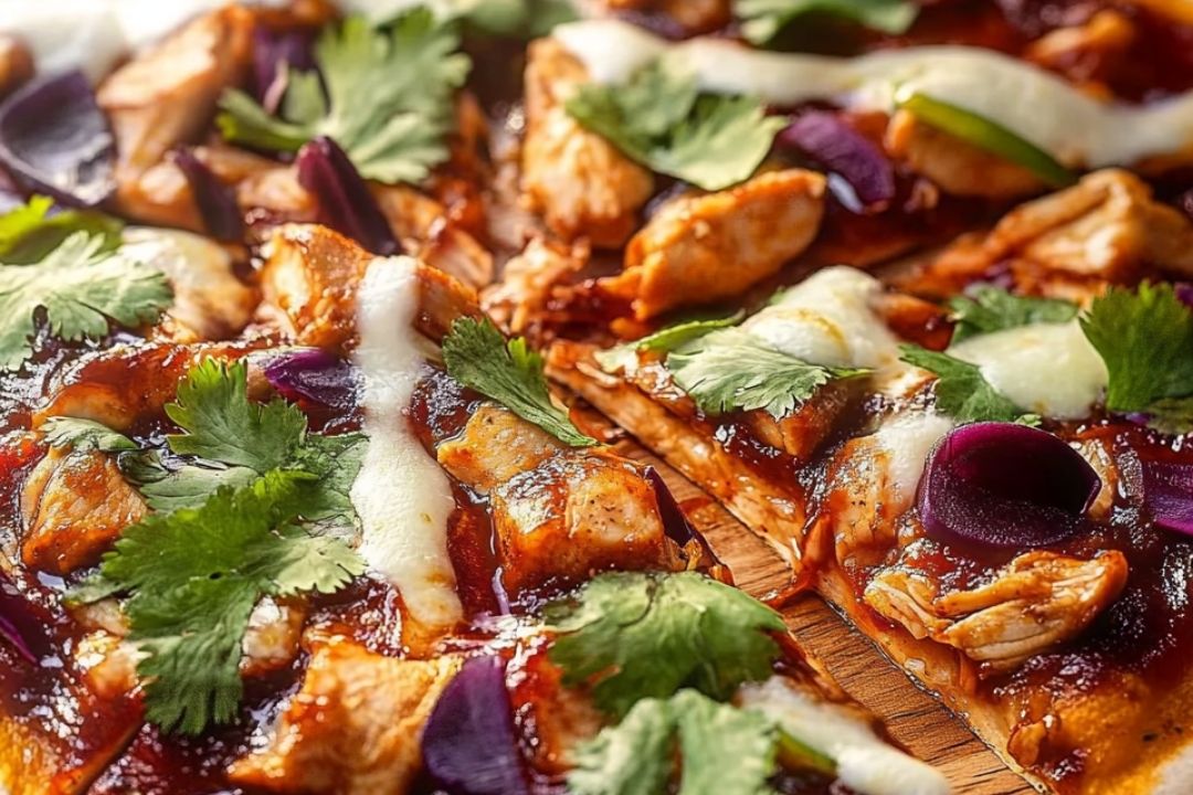 If you’re a fan of bold flavors and easy weeknight dinners, this BBQ Chicken Pizza with Fresh Cilantro is a must-try. With tender chicken, tangy barbecue sauce, melty cheese, and the fresh pop of cilantro, it’s a crowd-pleaser that comes together in no time. Perfect for pizza night or any time you’re craving something deliciously different.